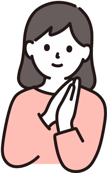 40代女性・会社員をイメージしたイラスト